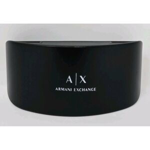 Armani Exchange A|X Sunglasses/Eyeglasses Black Hard Clamshell Case Used